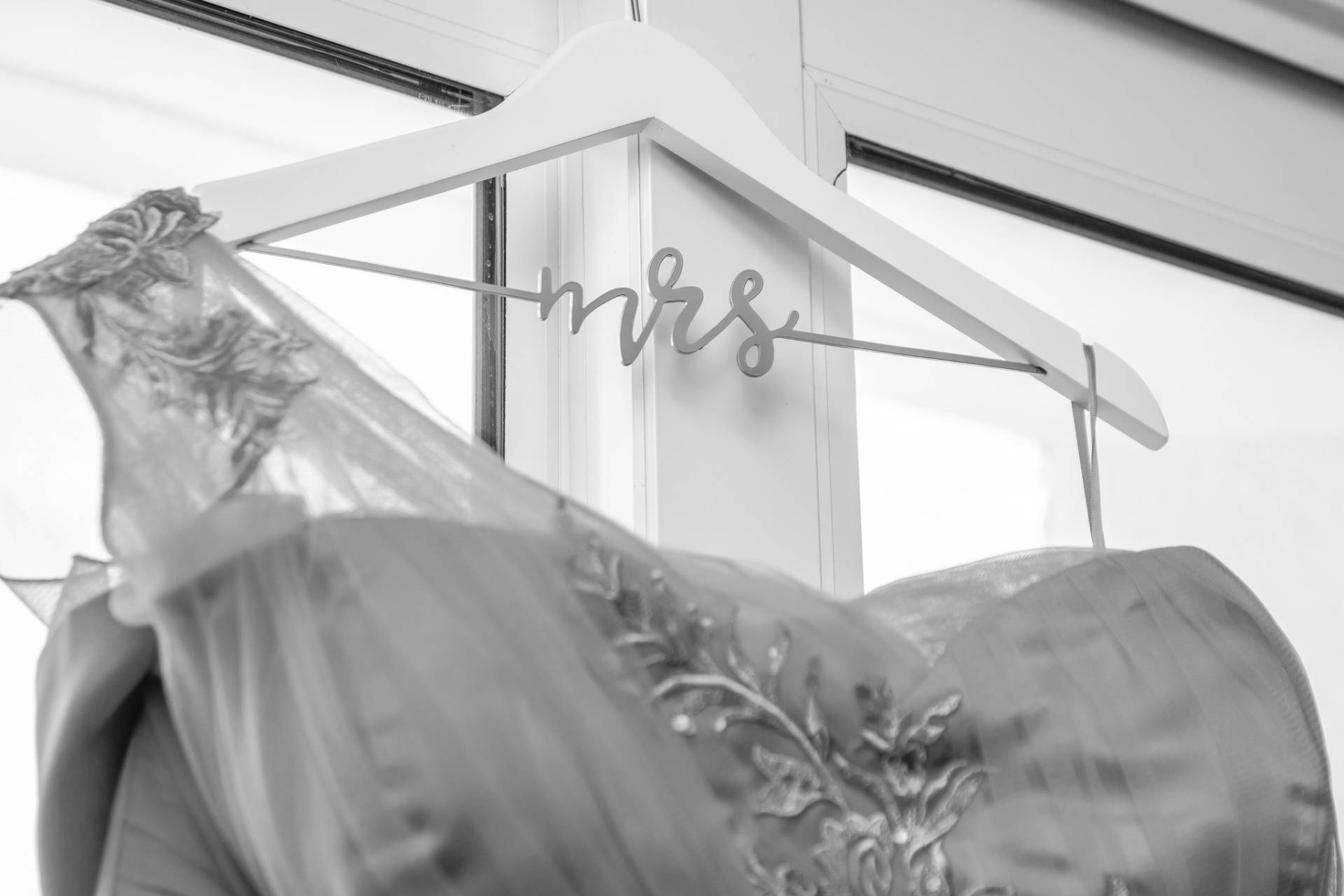 custom hangar with Mrs on it